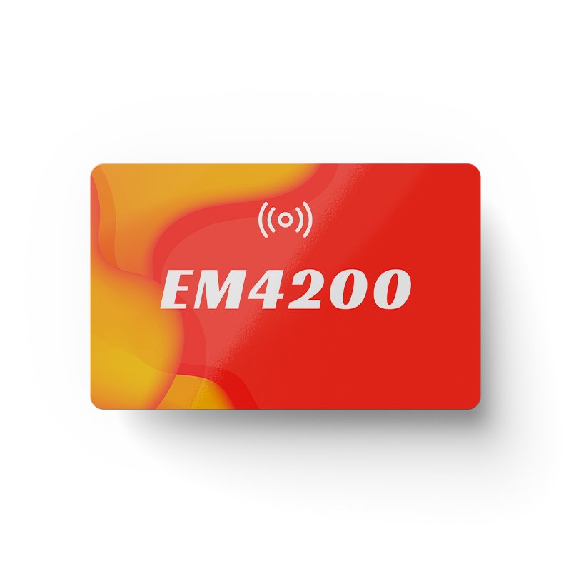 Read only Plastic PVC Contactless Smart PVC 125khz EM4200 em 4200 em4200 Chip Access Control Card