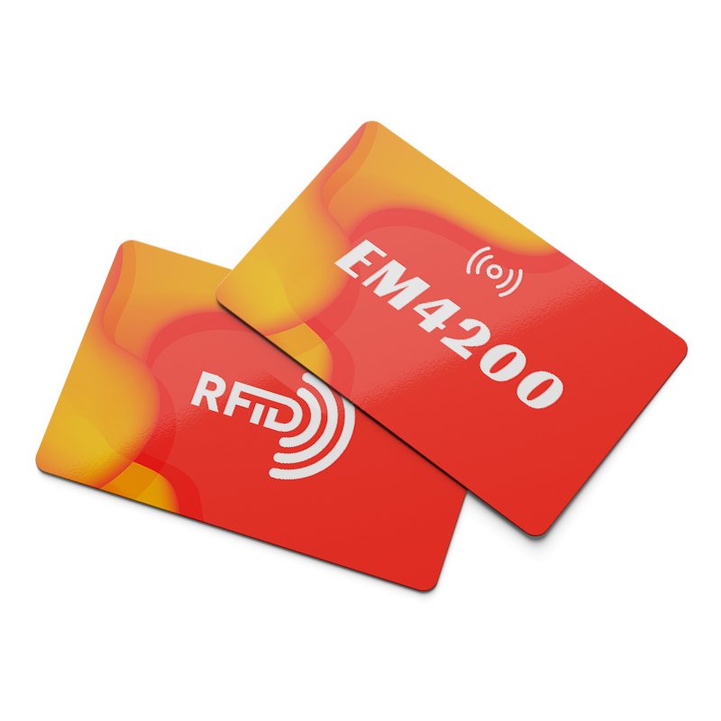 Read only Plastic PVC Contactless Smart PVC 125khz EM4200 em 4200 em4200 Chip Access Control Card