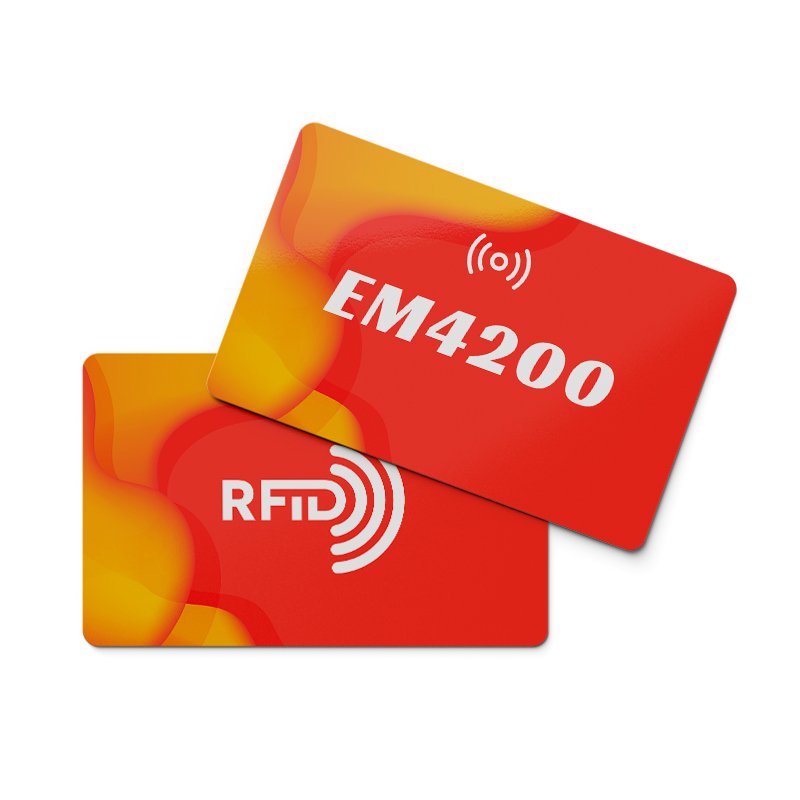Read only Plastic PVC Contactless Smart PVC 125khz EM4200 em 4200 em4200 Chip Access Control Card