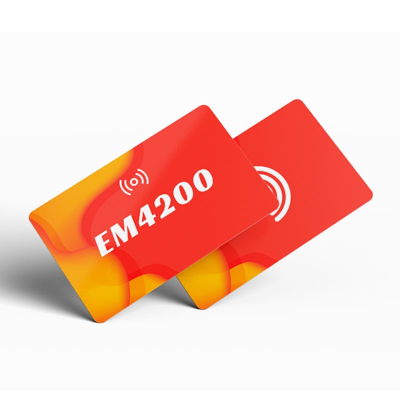 Read only Plastic PVC Contactless Smart PVC 125khz EM4200 em 4200 em4200 Chip Access Control Card