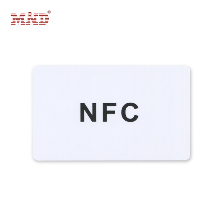 Custom 13.56mhz Inkjet printable nfc chip white Blank Pvc Plastic nfc card