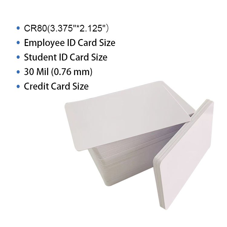 Matte/Glossy PVC White NFC Card NFC215 Blank White Card for NFC Digital Business Card