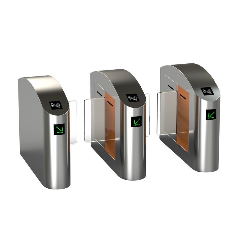 304ss rfid turnstile High Standard access Sliding Wing Door 60cm Width Swipe Card Sliding Gate Access Control for hospital