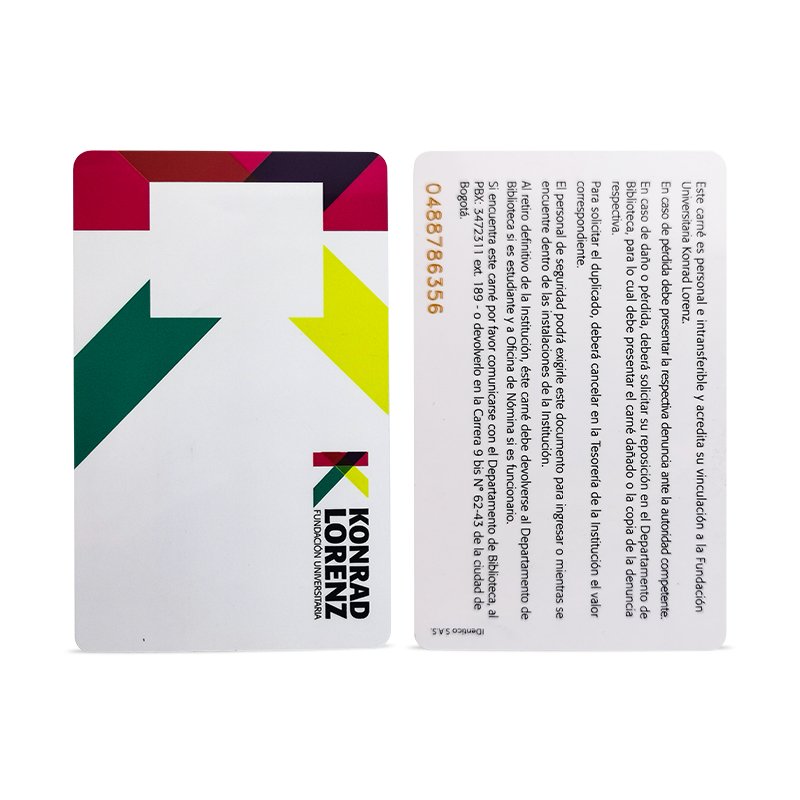 Factory price custom printing dual rfid chip card rfid blank card students id card for access control