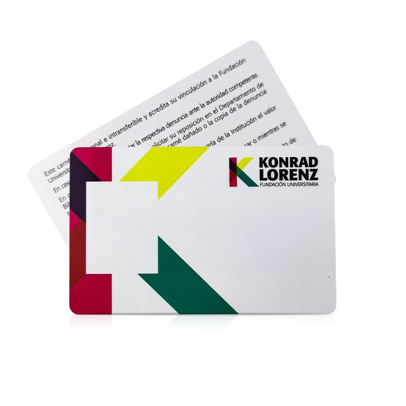 Factory price custom printing dual rfid chip card rfid blank card students id card for access control
