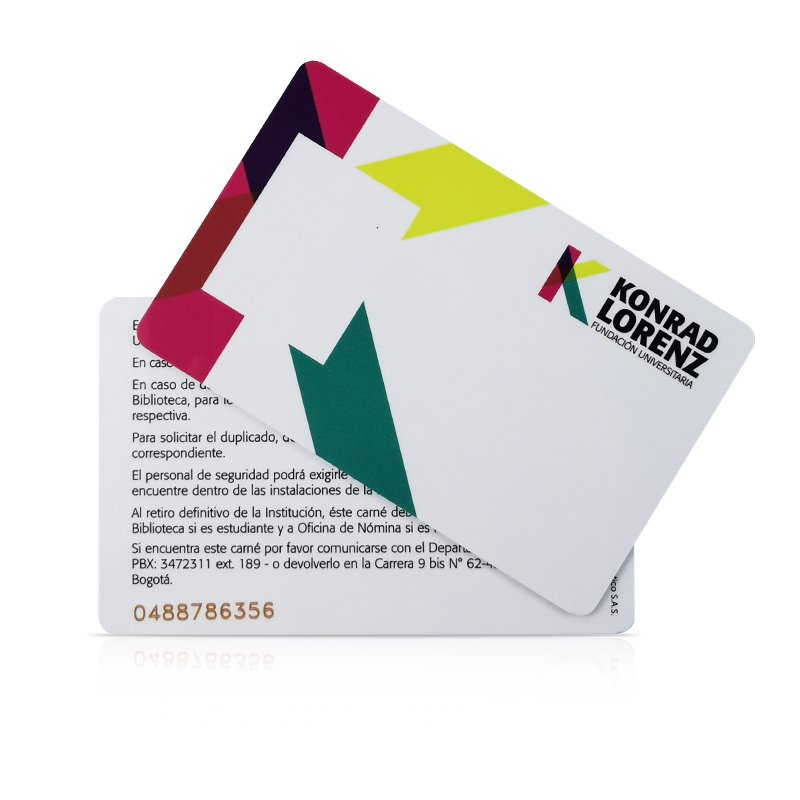 Factory price custom printing dual rfid chip card rfid blank card students id card for access control