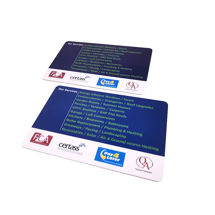Custom Printed PVC Magnetic Card Cheap PET Material with 1k Chip 13.56MHz Waterproof Mini Tag NFC & RFID Communication Interface