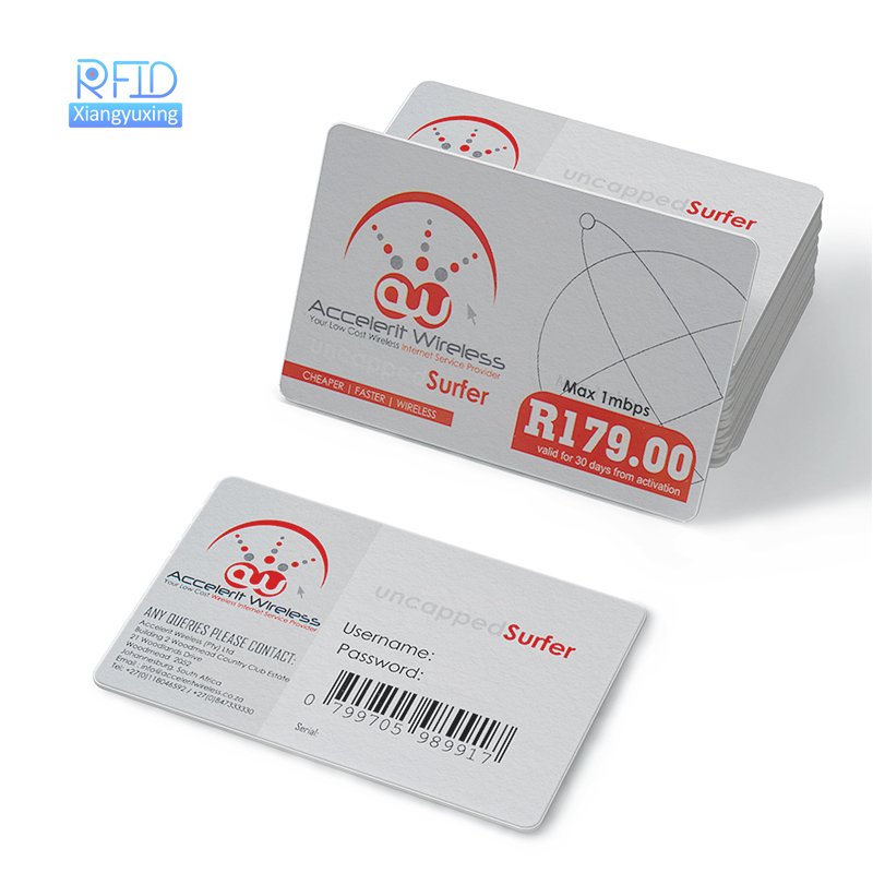 125KHz Writable 5577 Blank Printable PVC RFID ID Card for Hotel Gym Access Control