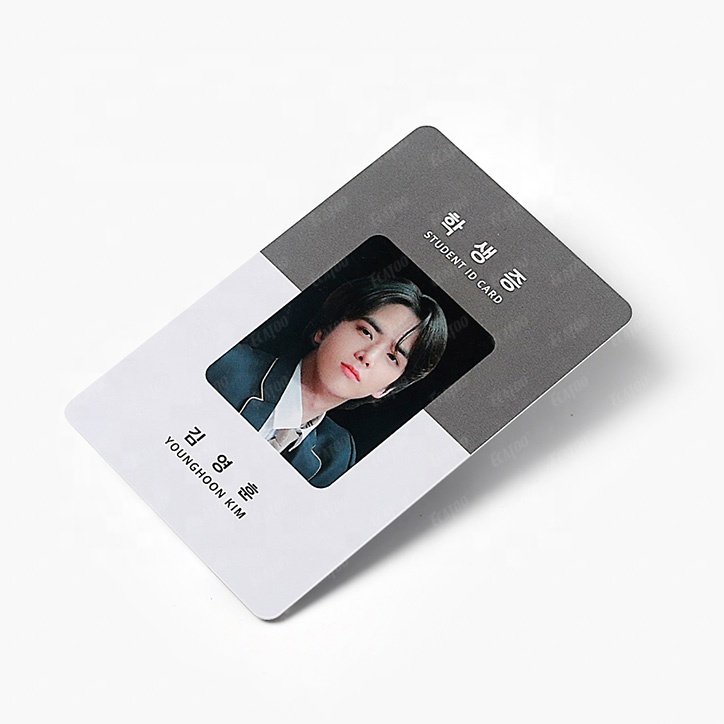 Top sale Custom High Quality Plastic PVC Photo ID Card Identification Portrait Card