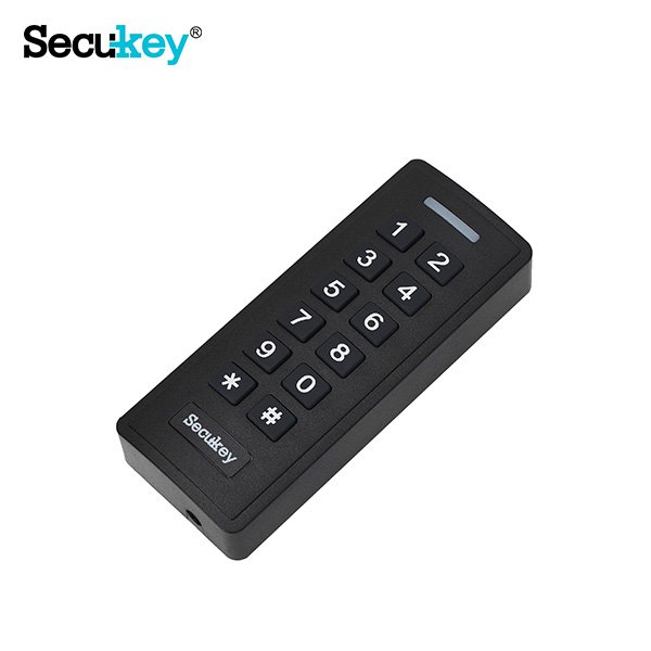 Secukey Smart Standalone Rfid Card Reader Plastic Proximity Keypad Reader Waterproof Biometric Access Control System