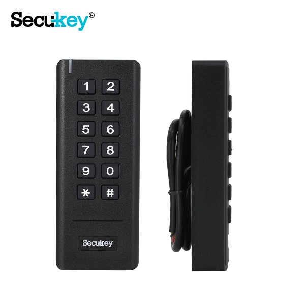 Secukey Smart Standalone Rfid Card Reader Plastic Proximity Keypad Reader Waterproof Biometric Access Control System