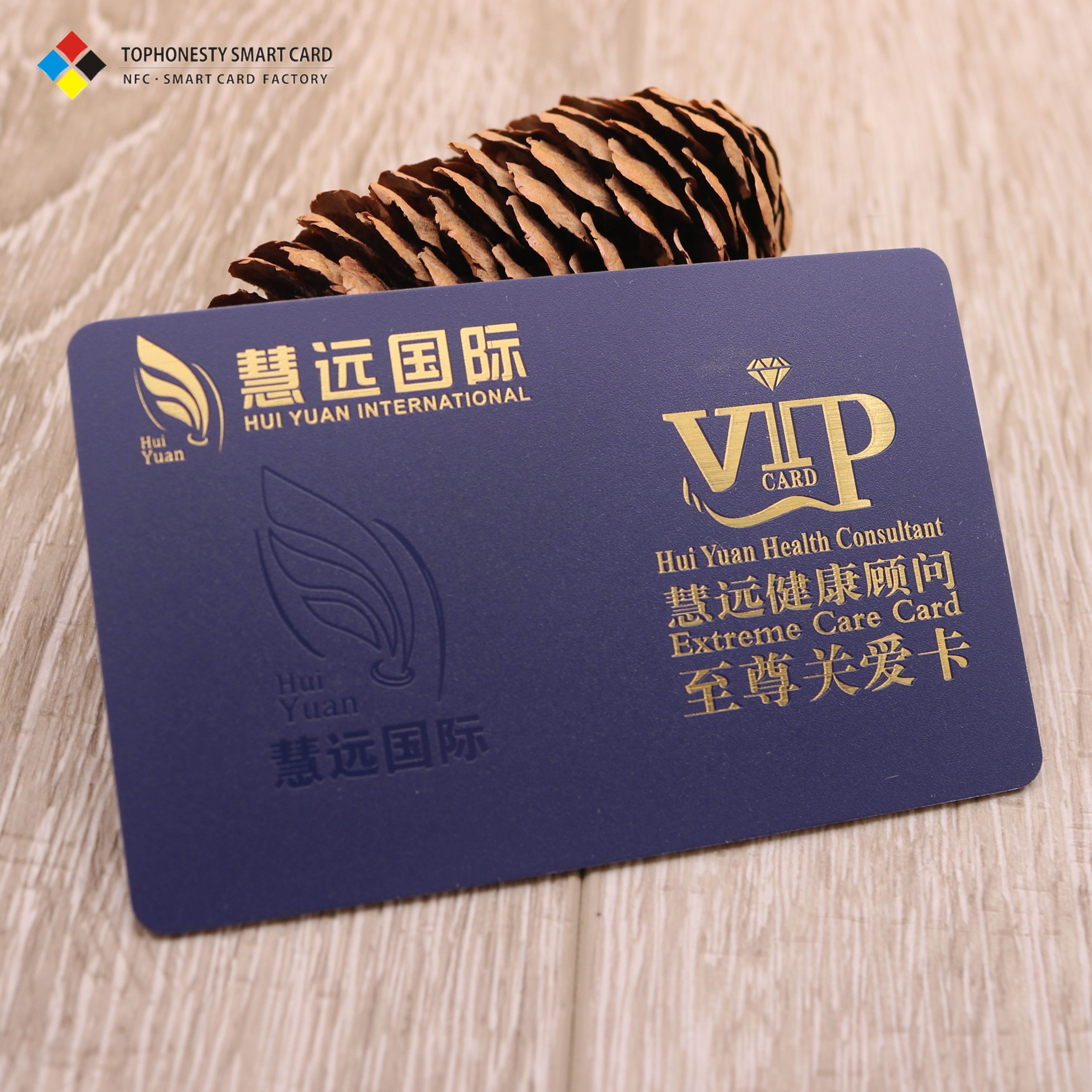 High quality custom CMYK printing logo HF PVC smart card Plastic RFID nfc business Card for membership vip card