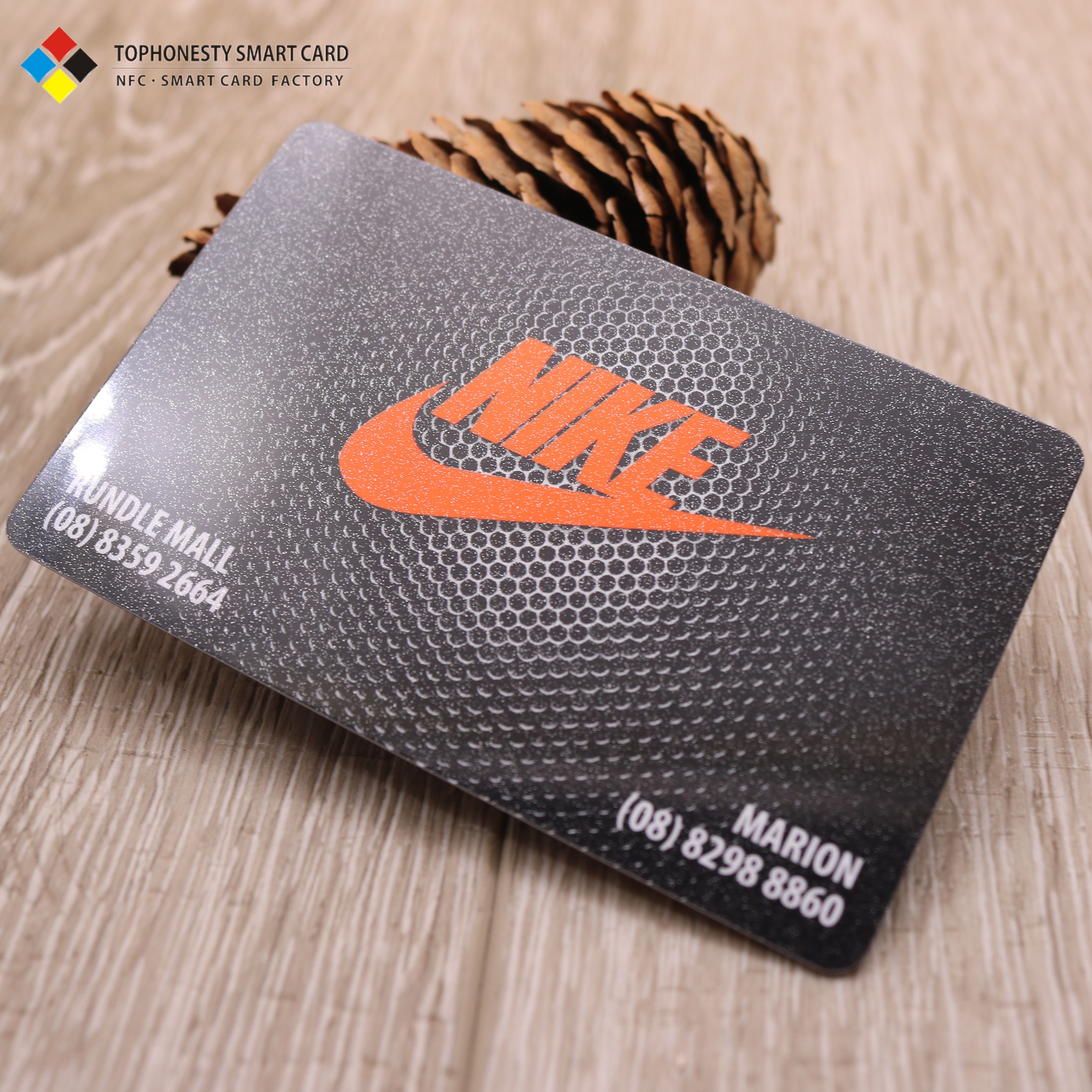 High quality custom CMYK printing logo HF PVC smart card Plastic RFID nfc business Card for membership vip card