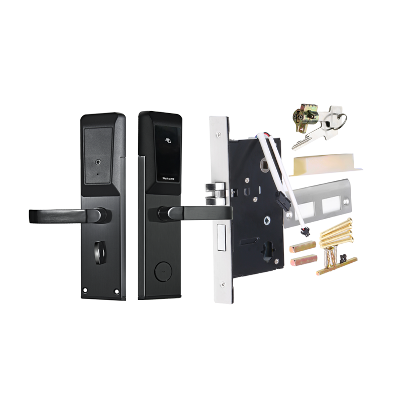 low price High quality Security Electronic Card Key Smart Hotel Door Lock With RFID Management Software System