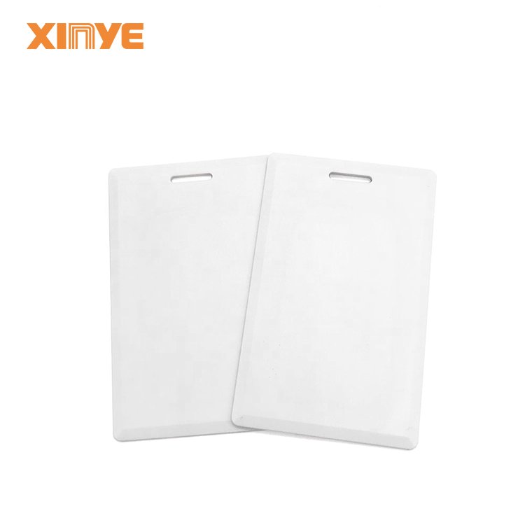 Blank 13.56mhz FM11RF08 smart chip rfid white cards for access control management