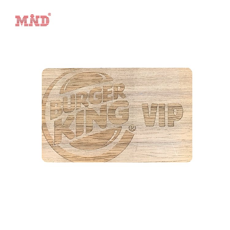 Customized Shape Wooden Card RFID Hotel Card Eco-friendly Access Control Card