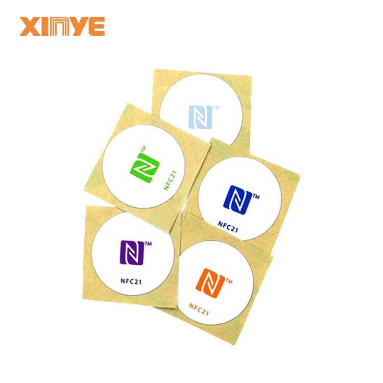 Custom Rewritable RFID ntag213 ntag215 NFC Sticker Label Tag NFC QR CODE Sticker