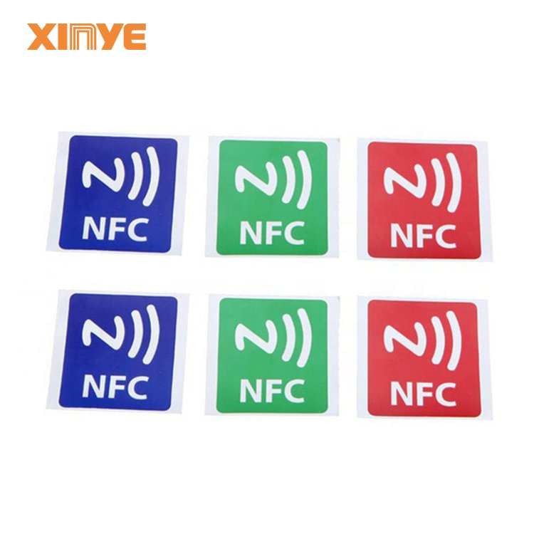 Custom Rewritable RFID ntag213 ntag215 NFC Sticker Label Tag NFC QR CODE Sticker