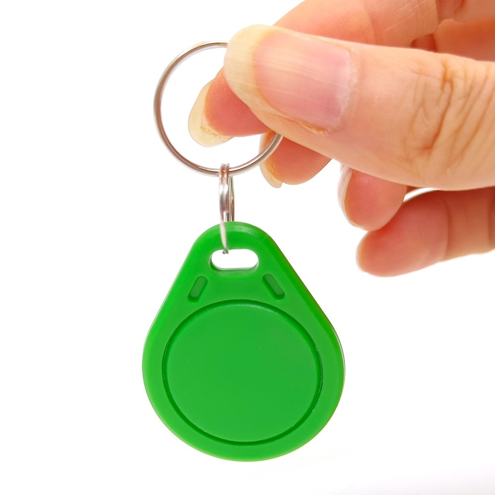 Factory direct Supply 125KHz RFID key fob Blue Color TK4100 proximity access control hotel keychain keyfob Blue Color