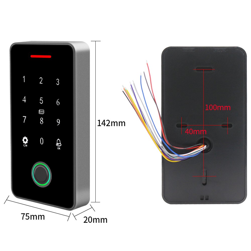 Door Access Control System 13.56Mhz 125KHz NFC Rfid Card readers fingerprint Tuya APP smart Lock Bluetooth Access Controller