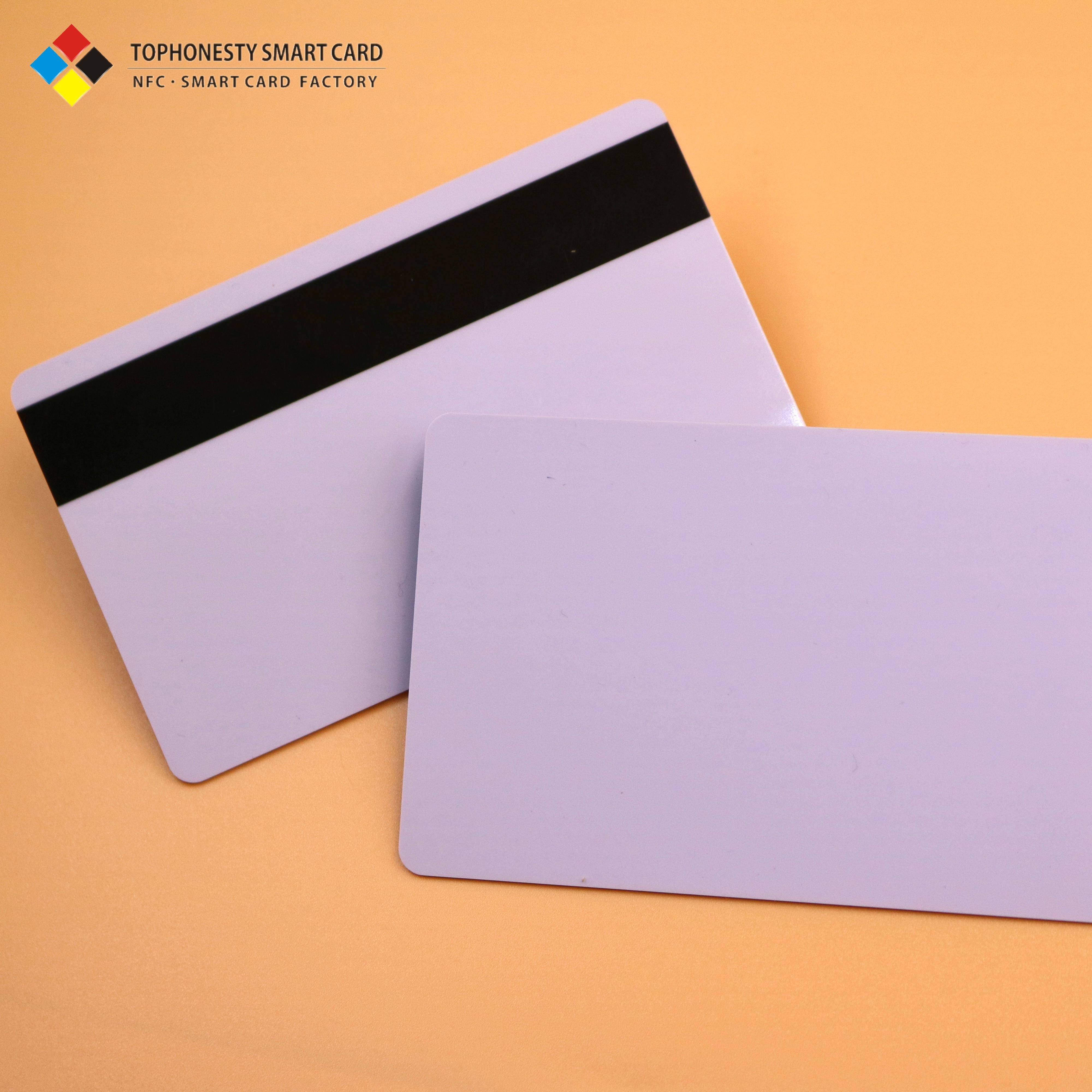 Customized 13.56Mhz PVC rfid smart chip 1K nfc hotel smart key blank card for access control magnetic vip visiting card