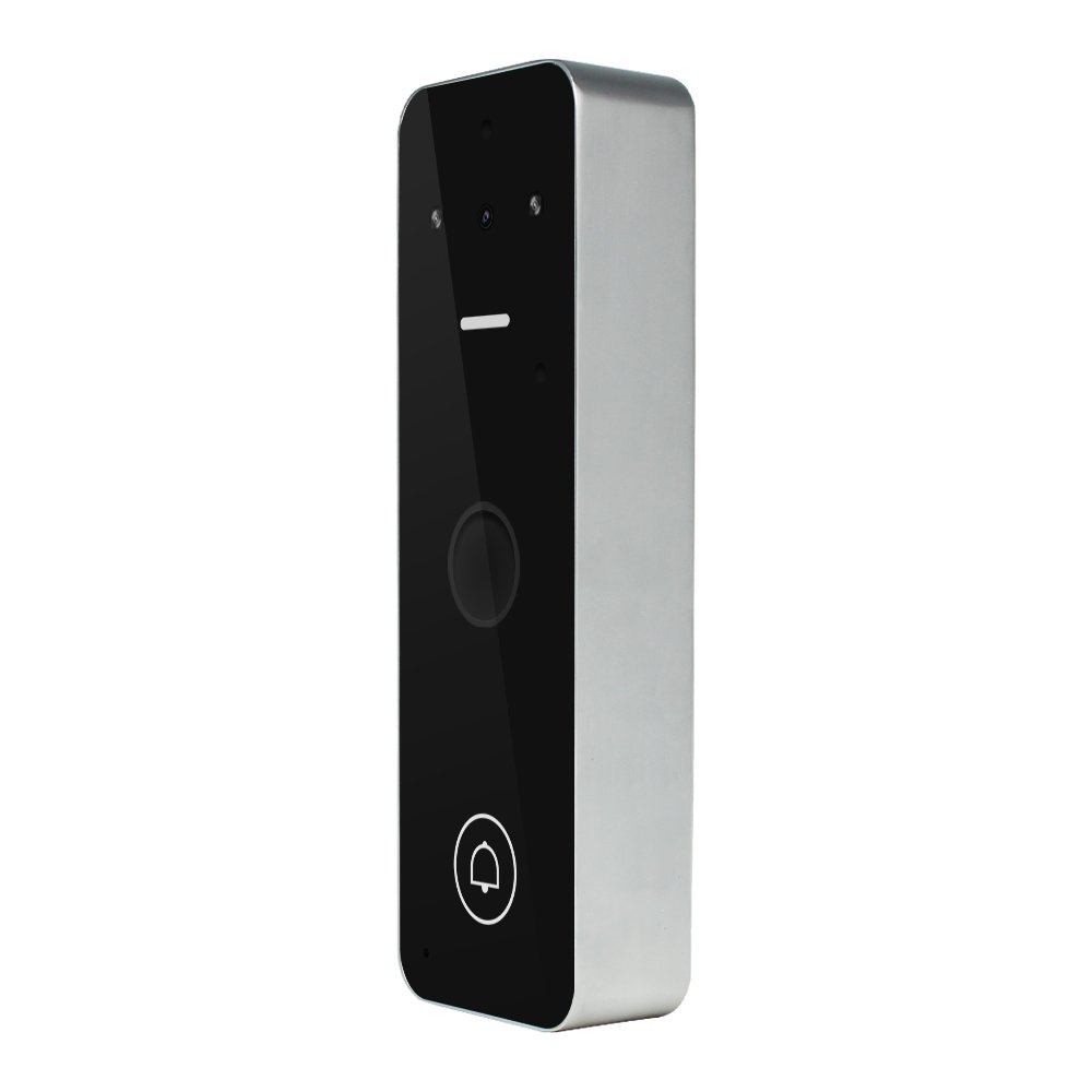 OEM Metal Smart Doorbell Camera Tuya WiFi Video Intercom Access Control with Fingerprint EM Card for Door Lock System