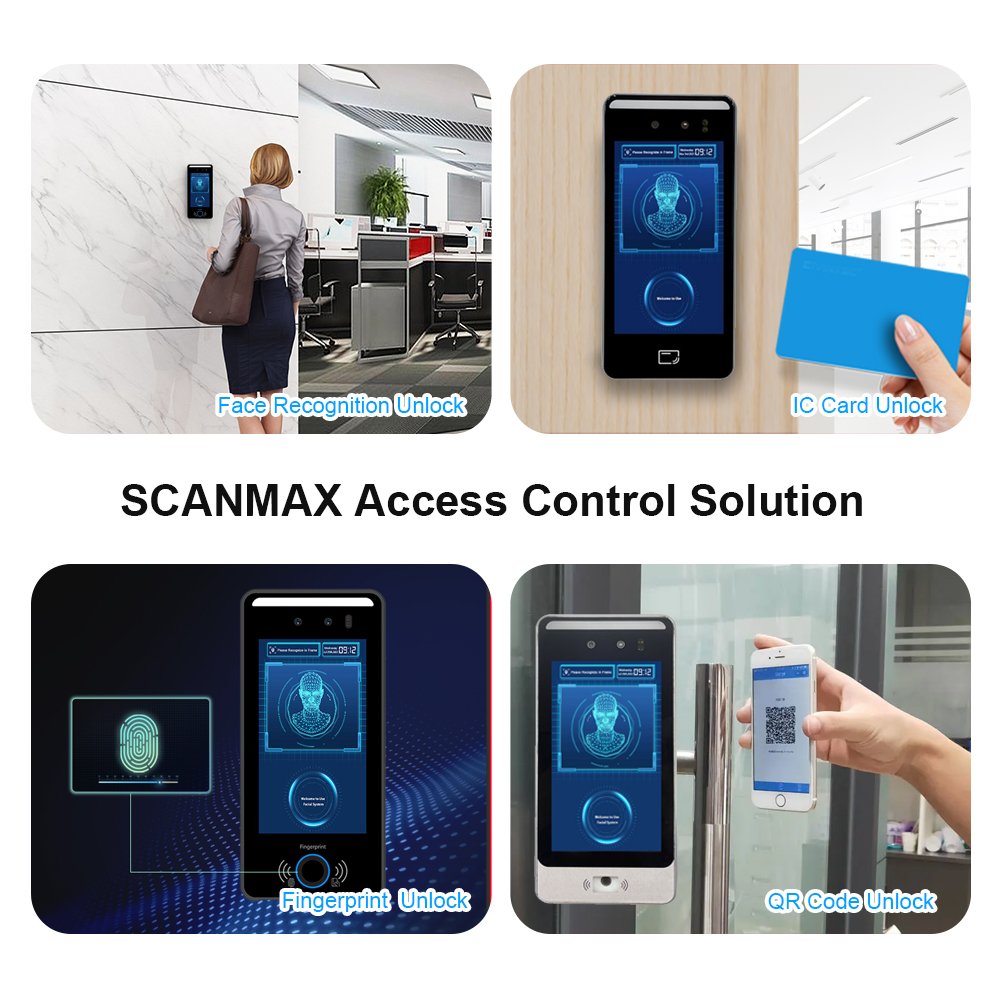 Ai Camera Dynamic Face Recognition Terminal Machine 3d Linux Base Stand For Attendance Door Opener access System