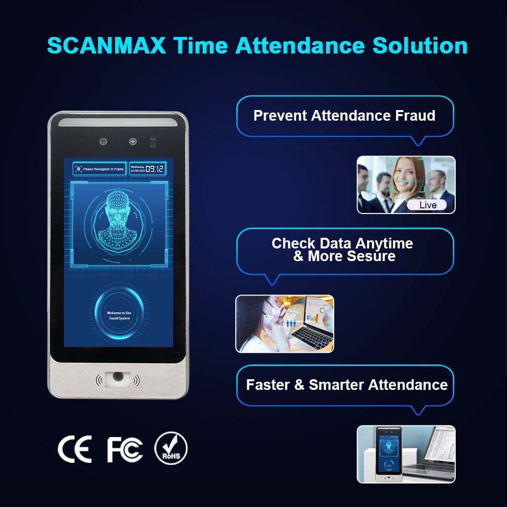 Ai Camera Dynamic Face Recognition Terminal Machine 3d Linux Base Stand For Attendance Door Opener access System