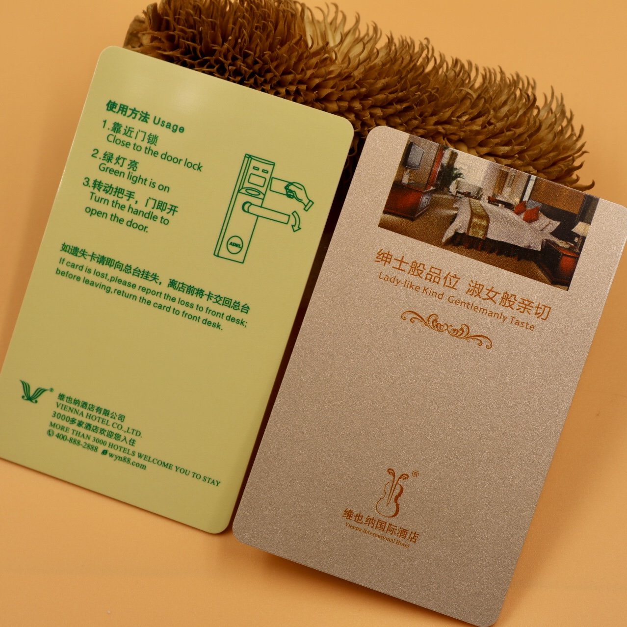 High security Standard Size Custom 125 Khz 5577 TK4100 Em 4305 Printing PVC Hotel Key VIP Proximity Card