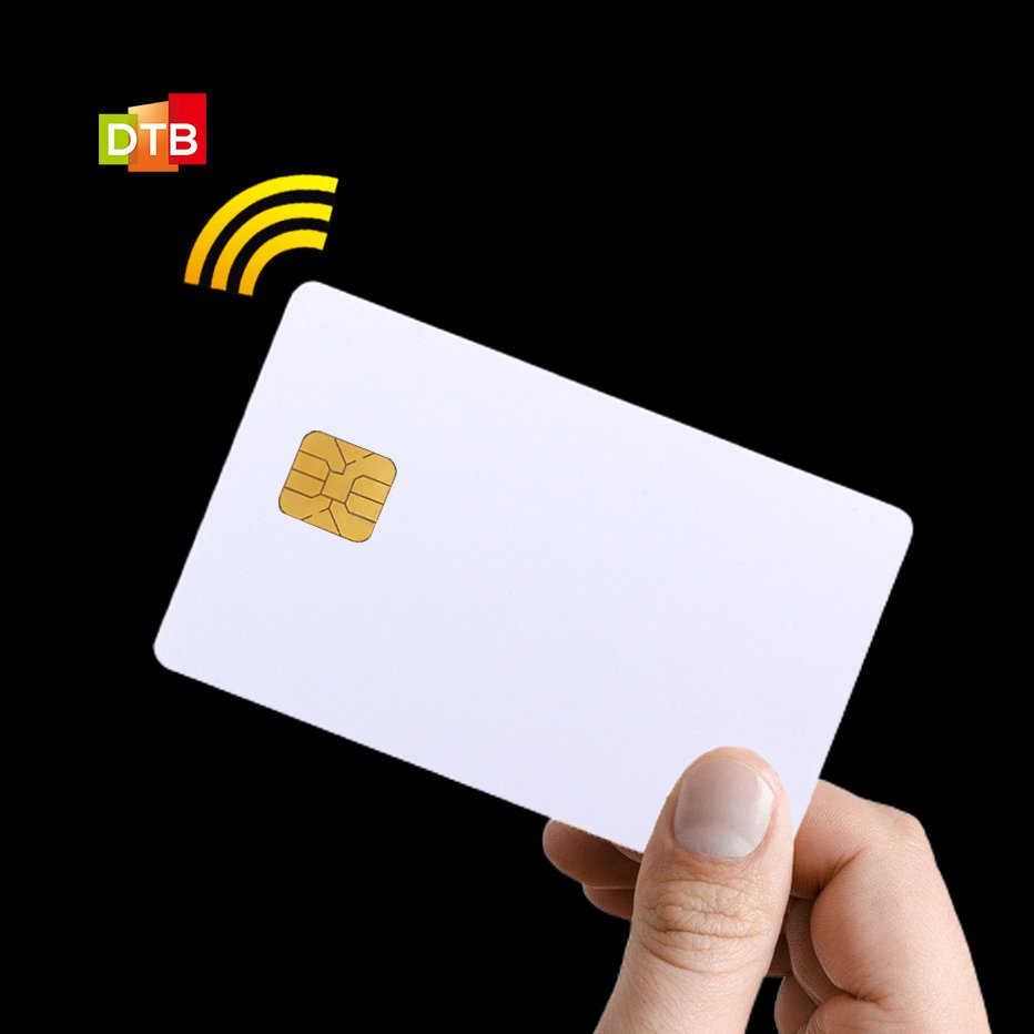 Custom Blank Dual interface IC card magnetic stripe card Jcop3 J3h082 Jcop4 P71 Emv Java Chip contactless Ic Card