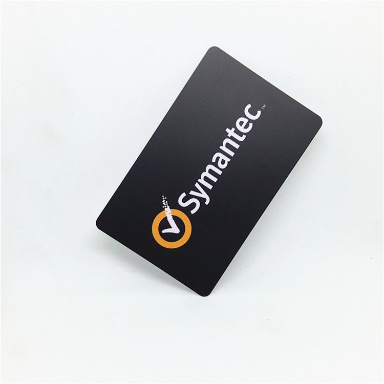 Customized UV Logo Matt NFC Social Media Card F08 IC Business Card RFID PVC Smart Card