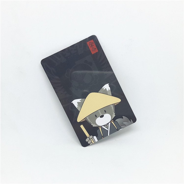 Customized UV Logo Matt NFC Social Media Card F08 IC Business Card RFID PVC Smart Card