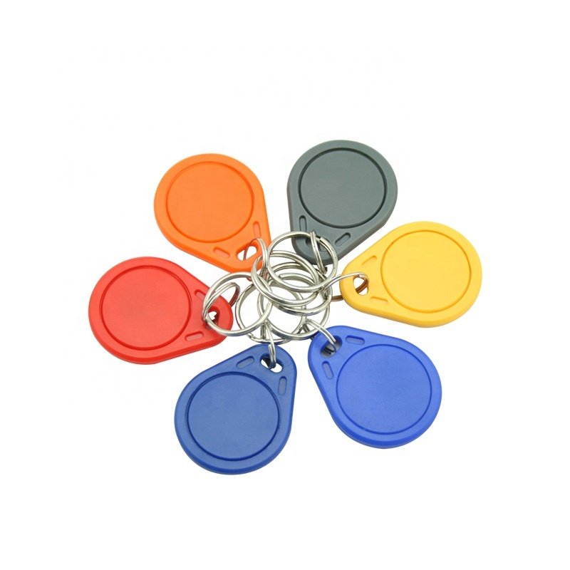 13.56MHz ABS F08 Waterproof Rfid Tags Keychain NFC Key fob IC Token Keyfob
