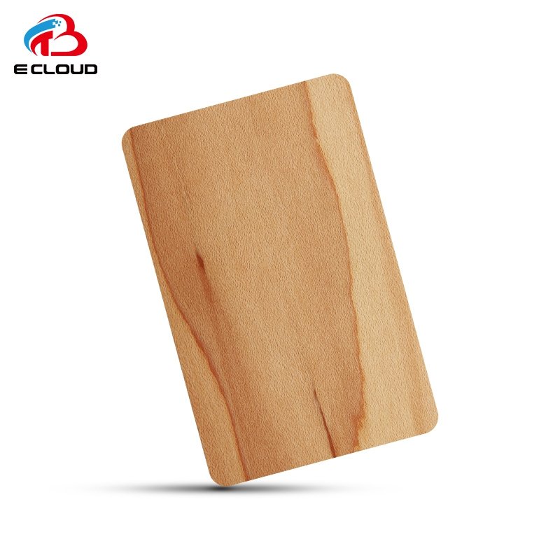 Nfc Chips Customizable Plain Programmable Nfc Blank Wooden Business Cards
