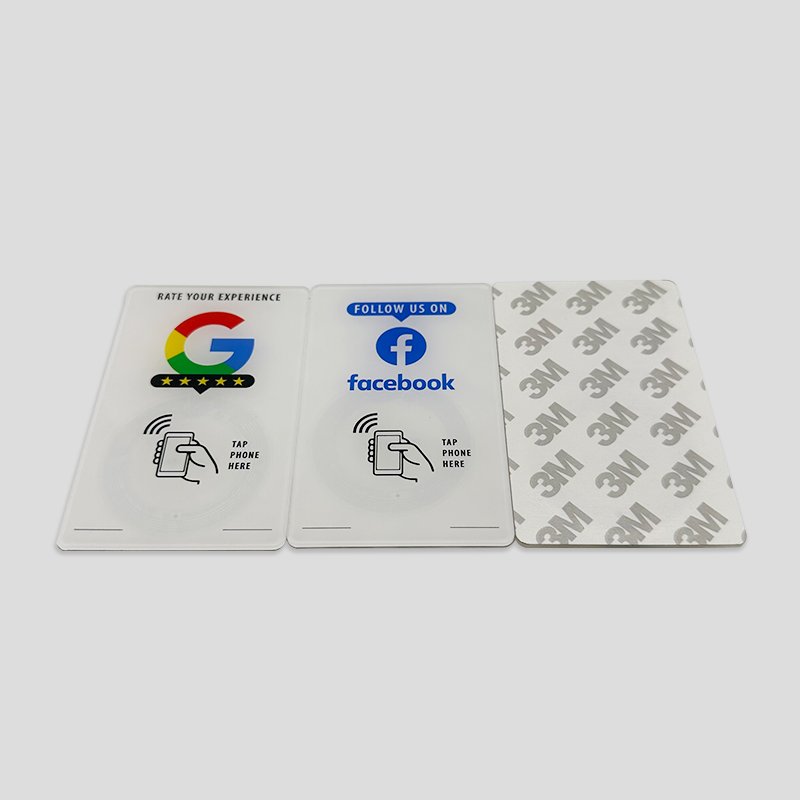 Access Control Nfc Tag Acrylic Google Review Nfc Card Sticker