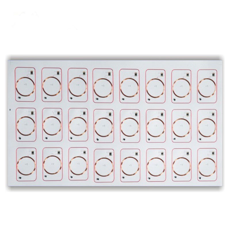 A4 Sheets Layout 3*5/4*5 Prelam PVC Sheet 125khz RFID TK4100 Prox Card Inlay