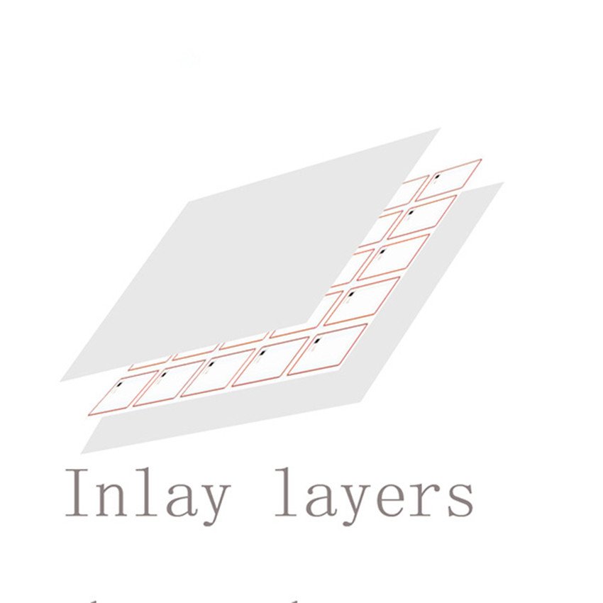 A4 Sheets Layout 3*5/4*5 Prelam PVC Sheet 125khz RFID TK4100 Prox Card Inlay