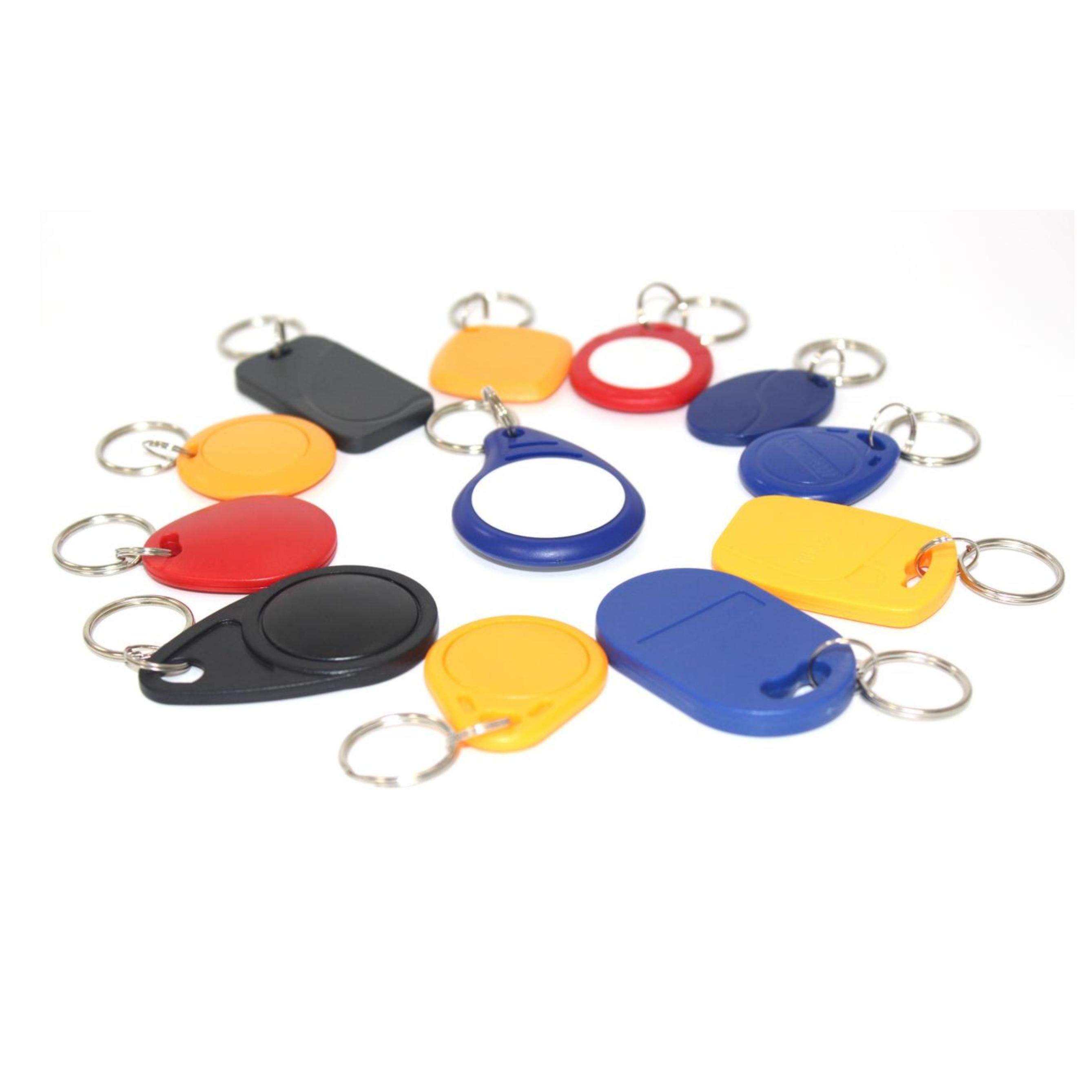 125khz BLANK ID custom Key fob tag NFC With plastic ABS smart Keychain hotel access elevator management parking lot portable