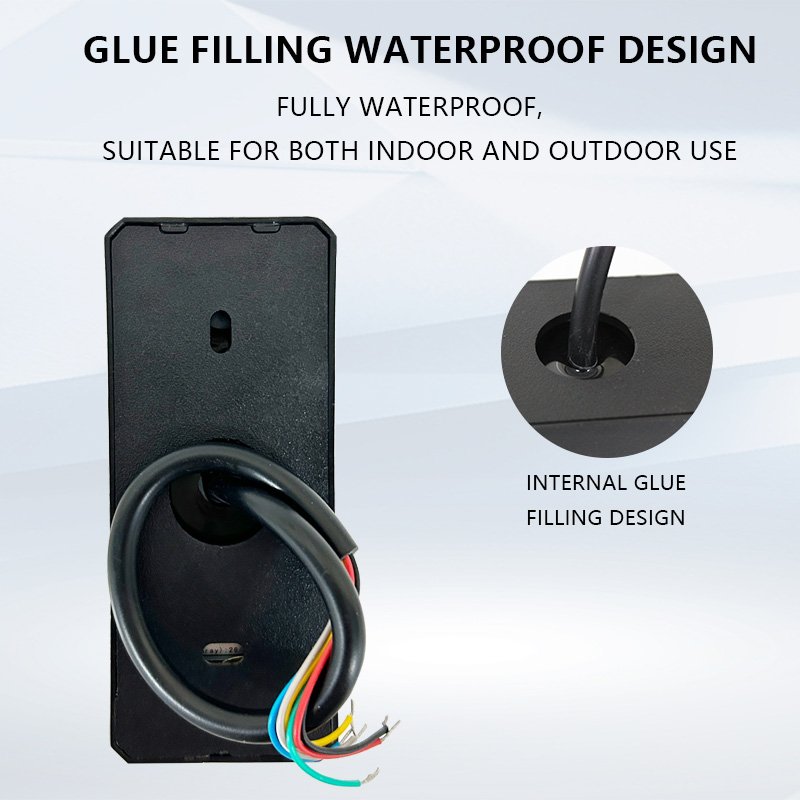 Smart Outdoor RS232 RS485 TTL Interface Waterproof RFID 125khz ID EM4100 Card Reader For Door Access Control System
