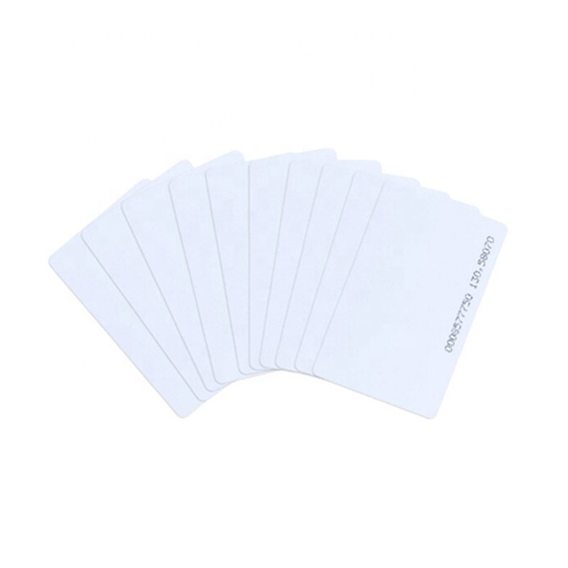 UHF card 916Mhz smart pvc blank white card custom printed pvc uhf rfid plastic cards for parking