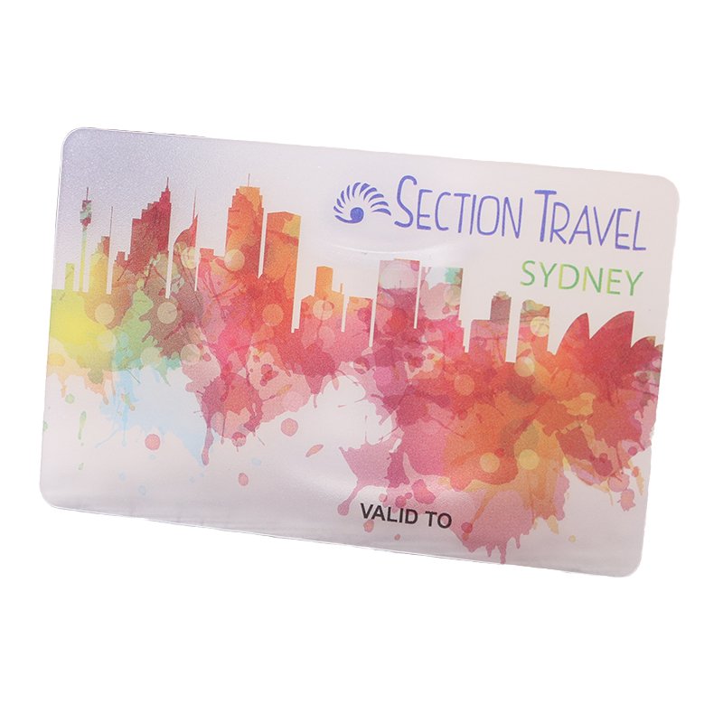 Custom Gold Foil Printed PVC Business Card Transparent Plastic Waterproof NFC RFID Communication Interface Epoxy Silicone