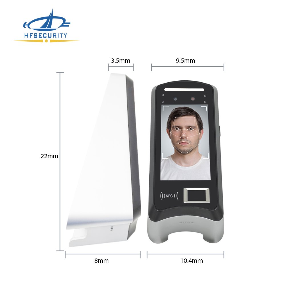 HFSecurity X05 access control and time attendance biometric reader with NFC tag option