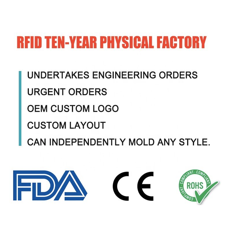OEM/ODM RFID Wristband 125 khz EM4100 Silicone Wristband Bracelet Access Control Cards For Gym