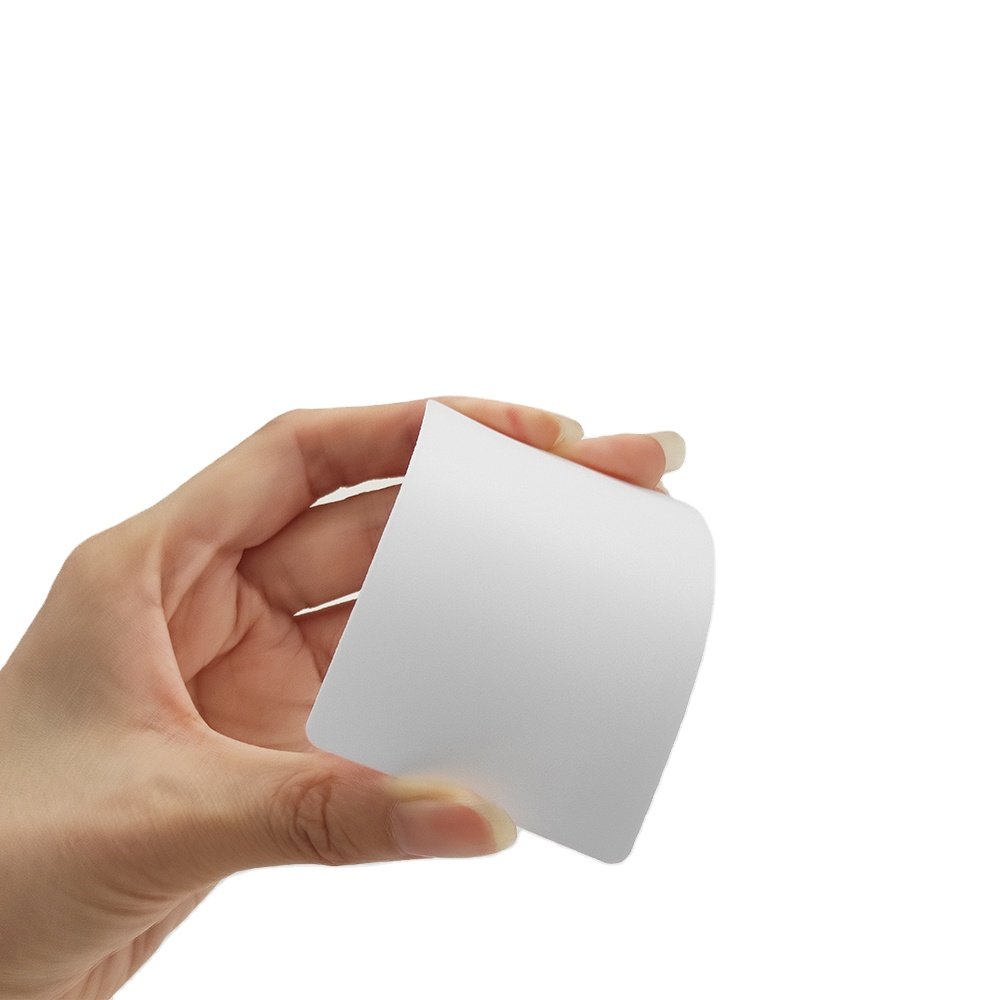 CR80 Size 0.76mm thickness full polycarbonate laser printable white blank PC Cards
