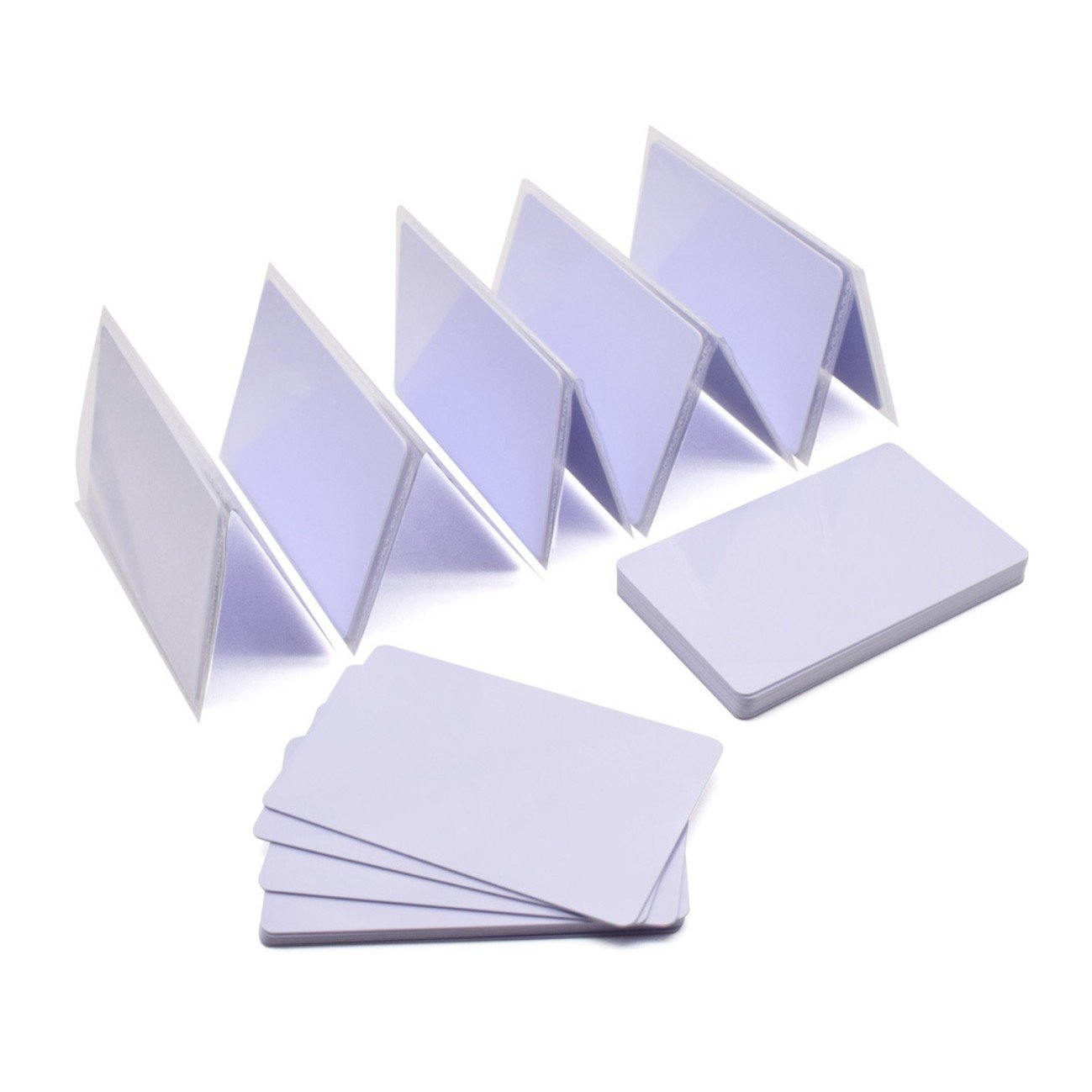 Printable Credit Card Size NFC Access Control Card Transparent Google Reviews NFC Review Card