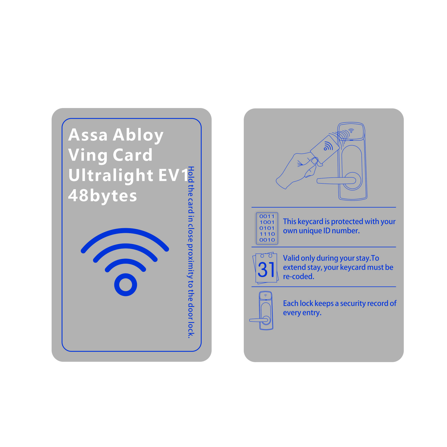 Factory Price Custom Printing Contactless Pvc Plastic Rfid Smart Hotel Room Access Key Card