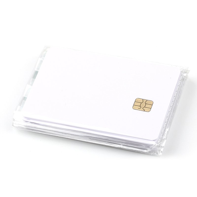 High quality cheap price blank plastic contact chip card smart card sle4442/FM4442 contact card For Acces Control