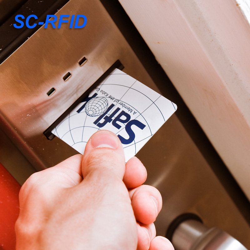 High quality cheap price blank plastic contact chip card smart card sle4442/FM4442 contact card For Acces Control