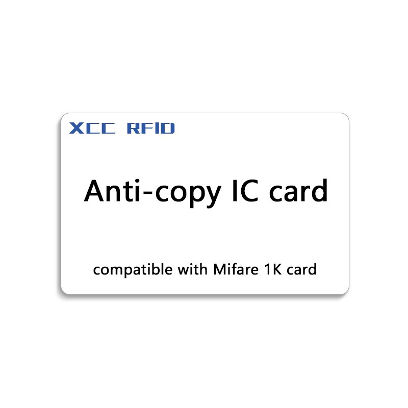 New Technology 13.56MHz XCC S50 RFID Anti Clone Card Anti-clone IC card compatible with M1 card