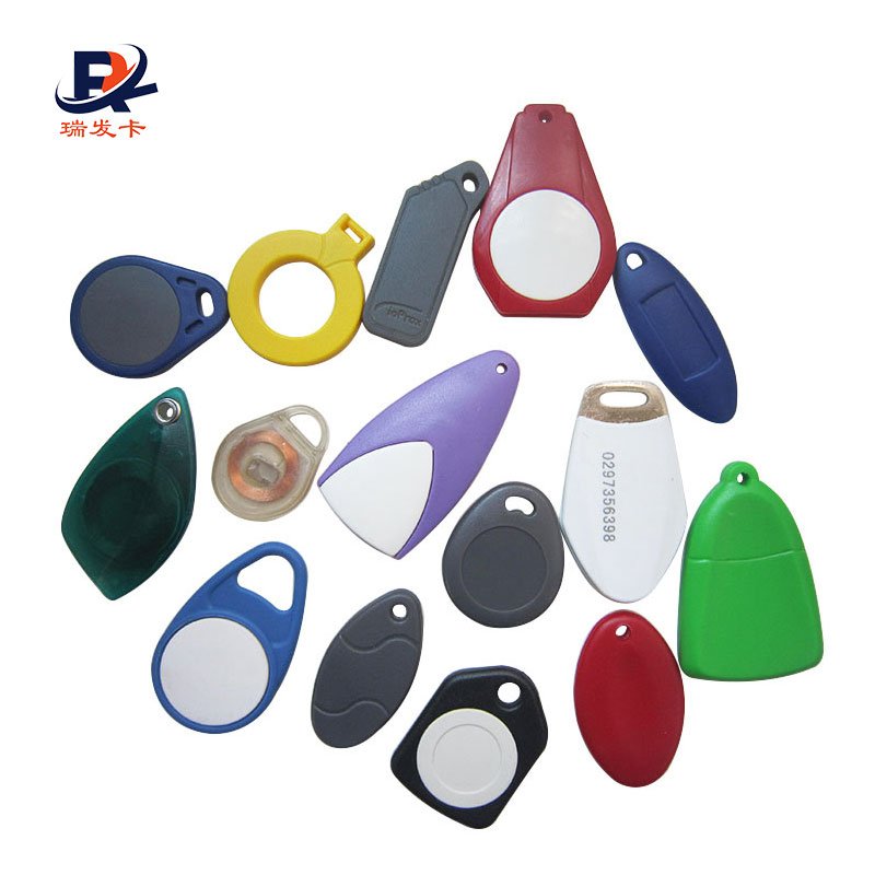 China factory Access Control Card 125khz EM4100 RFID Keyfob Black Token Key Tag For Access Control System